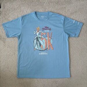 RunDisney Women’s 2022 Princess Sky Blue Athletic Tee